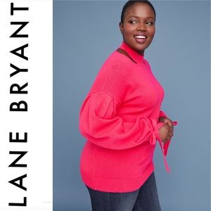 ✨Lane Bryant Cut Out Mock Neck Sweater✨